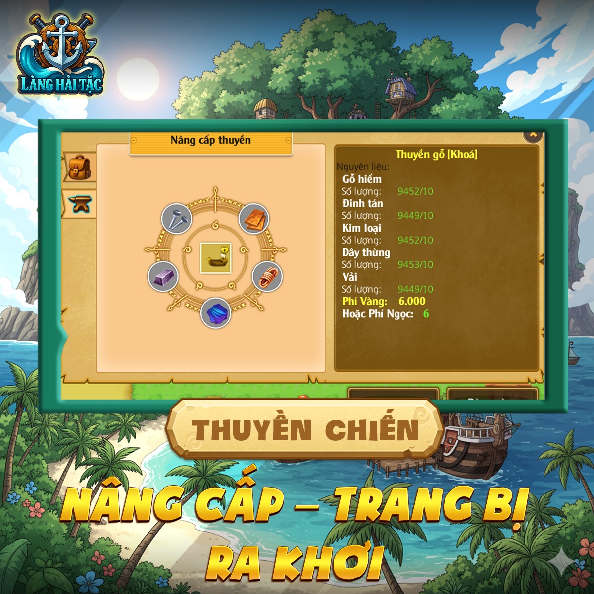 Cập nhật mới về Câu Cá và Nâng Cấp Thuyền