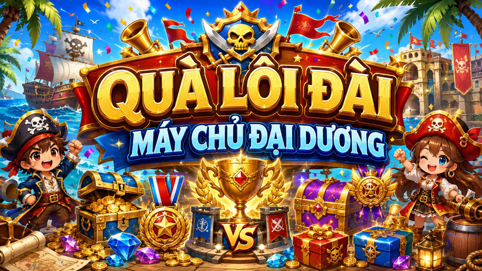 Công bố quà Lôi Đài - Máy Chủ Đại Dương