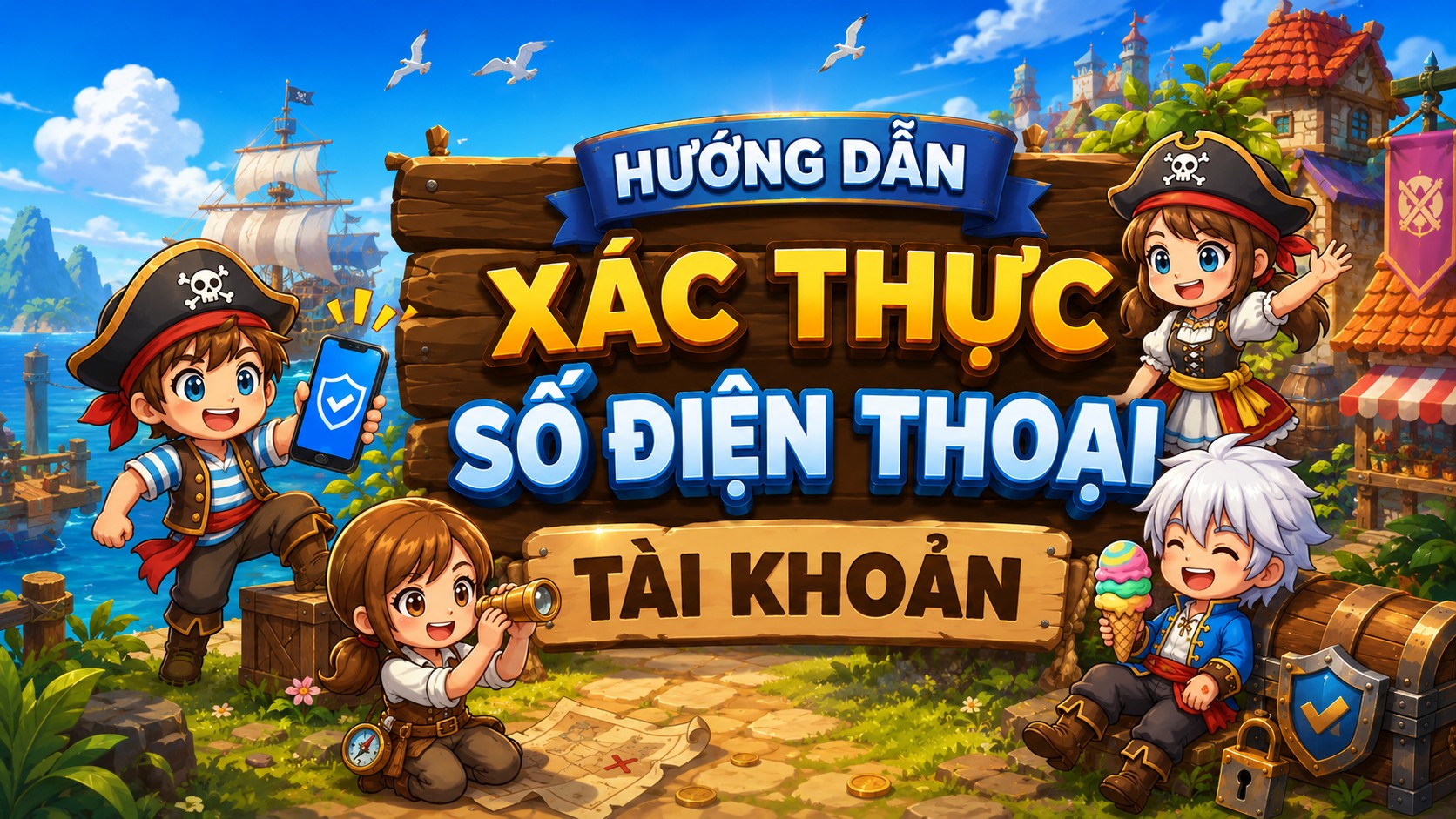 Hướng dẫn xác thực số điện thoại tài khoản Funny Soft nhanh chóng