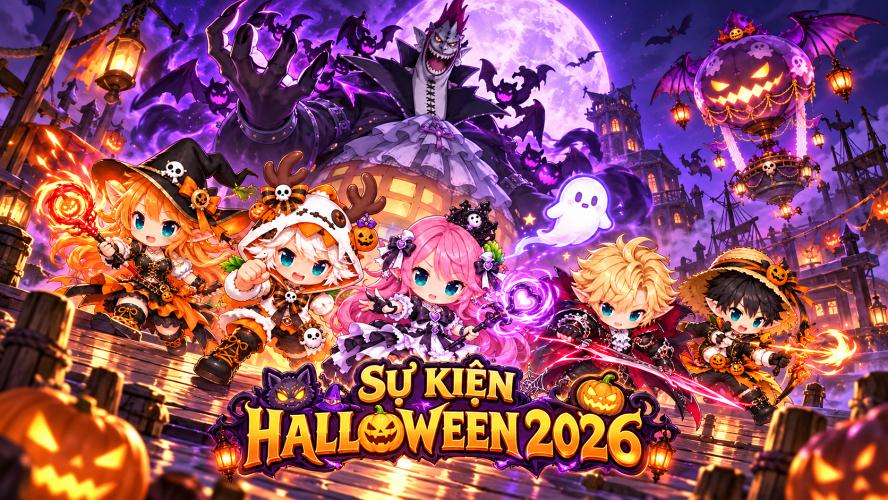 Thông báo nội dung sự kiện halloween 2026 - Làng Hải Tặc