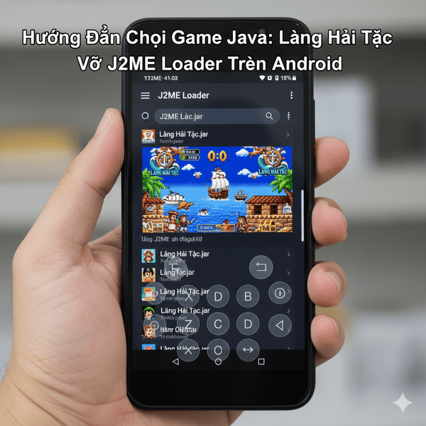 Hướng dẫn chơi Java trên điện thoại android với J2ME Loader