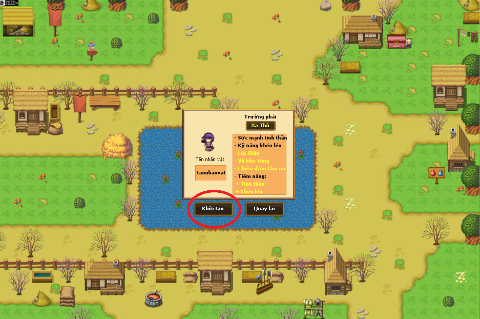 Hướng dẫn hơi ngay không cần đăng ký tài khoản sau đó đăng ký ingame tại NPC Tony