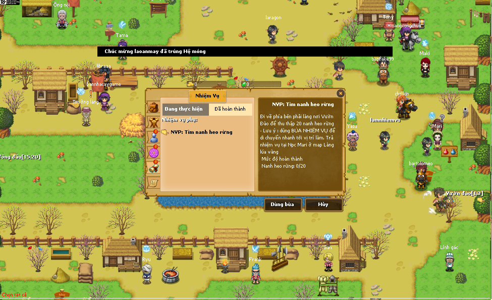 Hướng dẫn làm nhiệm vụ gặp gỡ các NPC cho người mới LHT